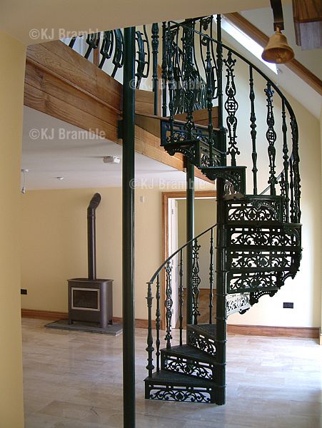 Spiral Stairs,Wrought Iron Spiral Stairs,Somerset